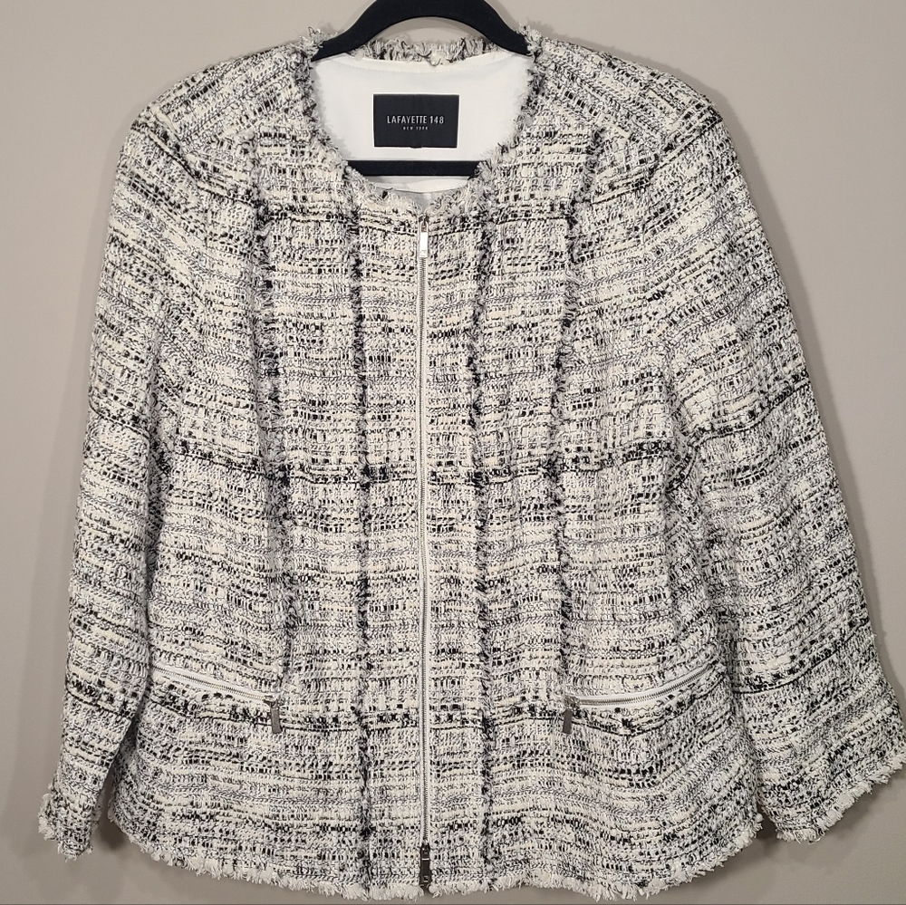 Lafayette 148 Noelle Tweed Jacket